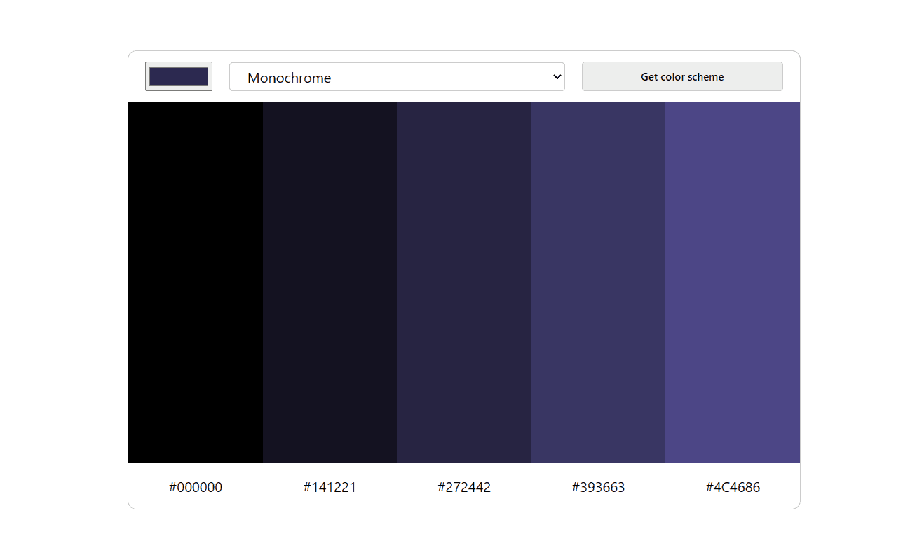 colorSchemeGenerator