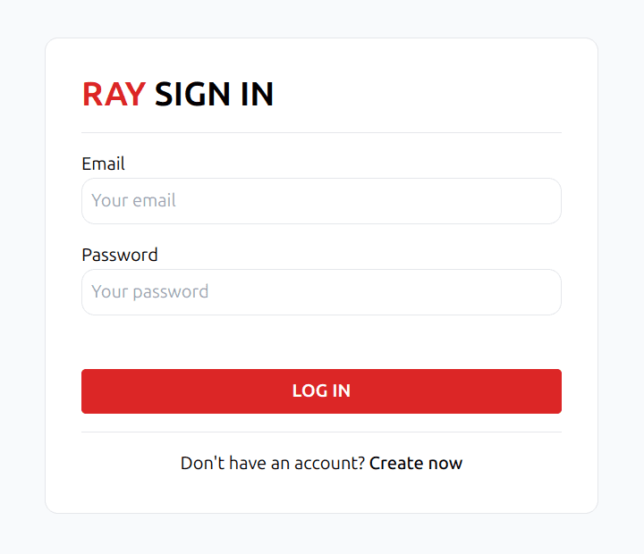rayLogin